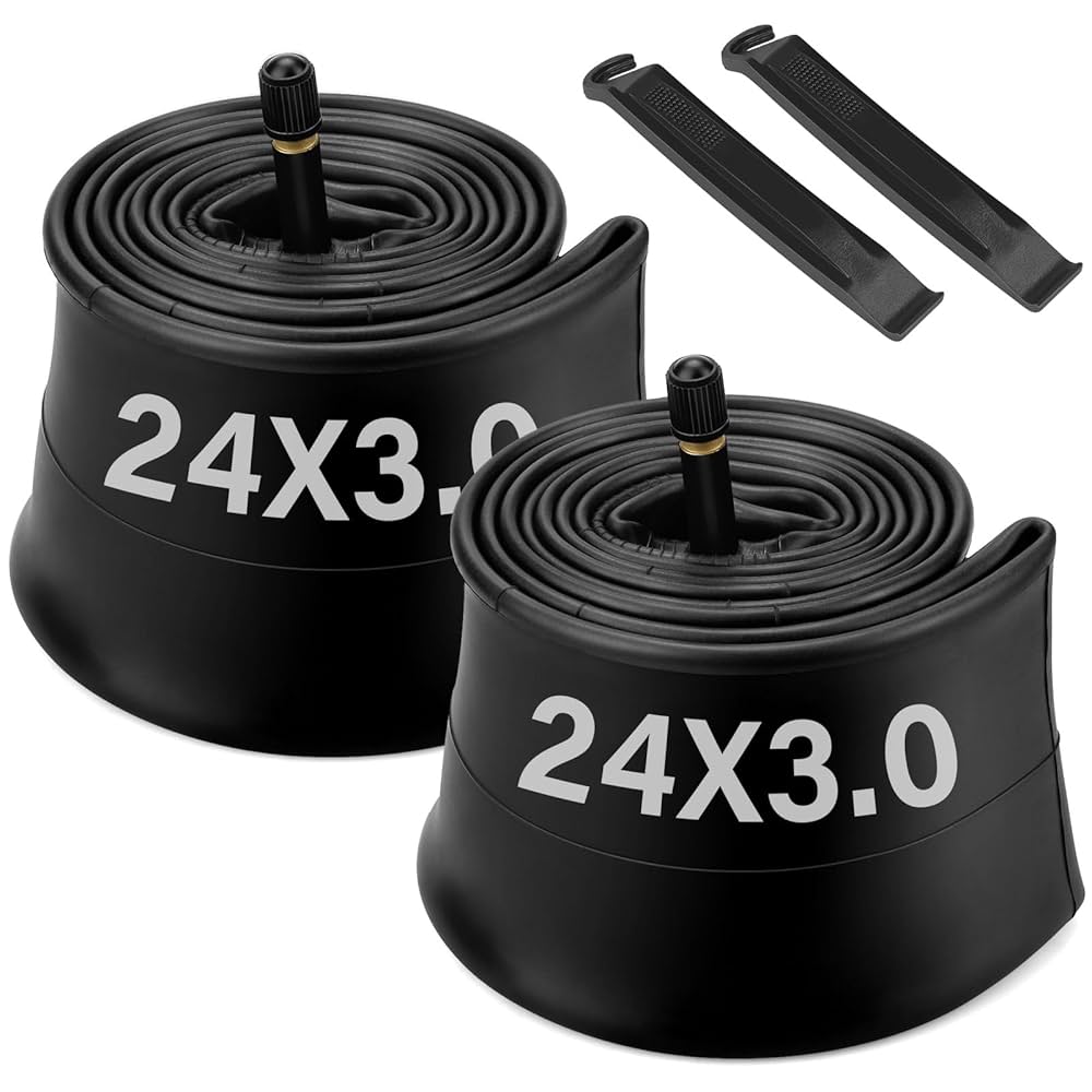 Amazon | Midcos 24 x 2.5/3インチ バイクチューブ 2個パック
